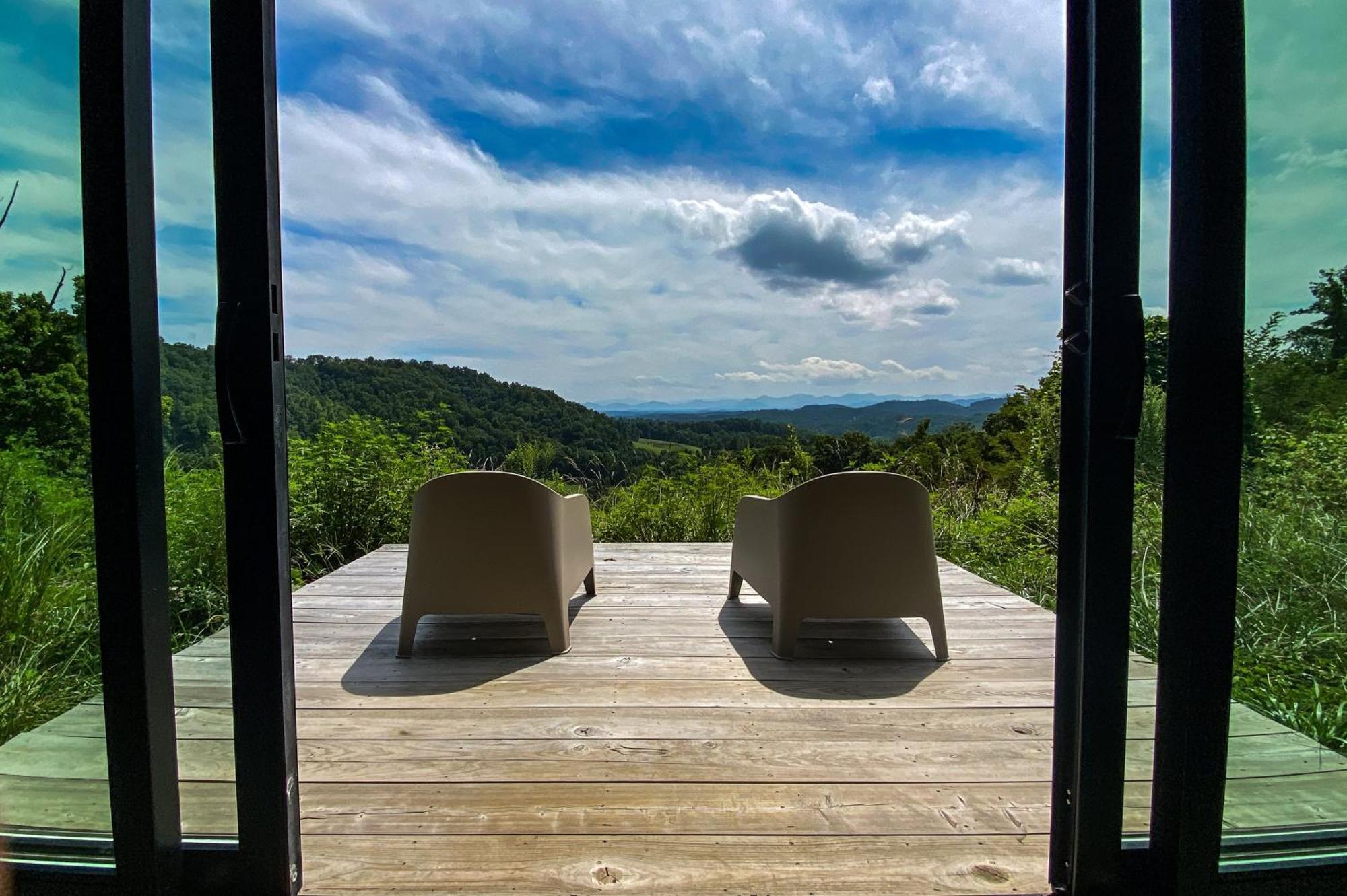 Villa Morgan Branch Cabin In Marshall Exterior foto